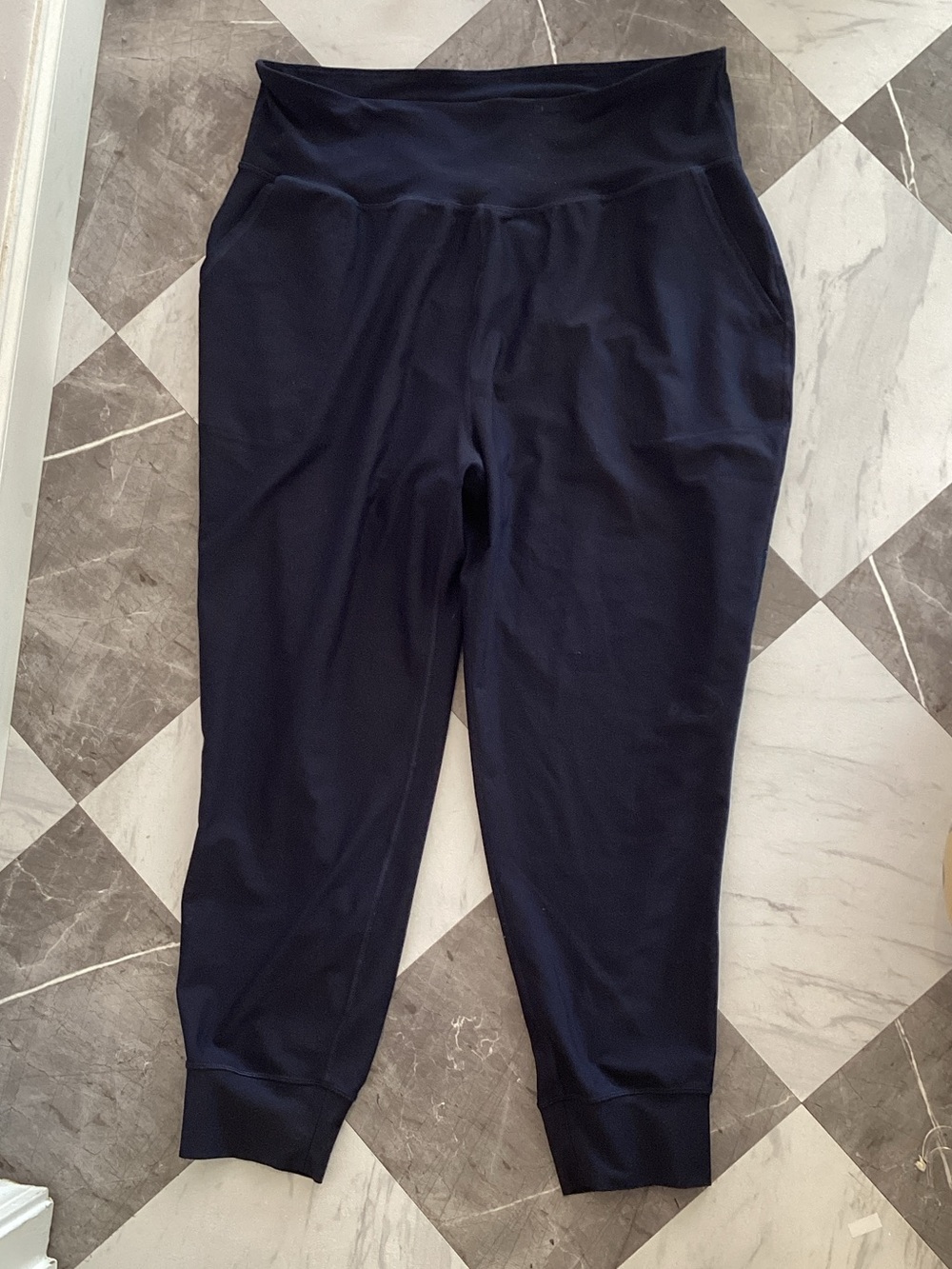 183 Old Navy Navy Blue High-Waist Jogger Pants